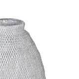 Woven Textured Ceramic Vase