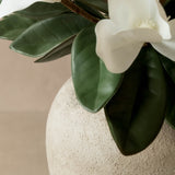 Faux Magnolia and Kelby Limestone Vase