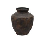  Large Antique effect Brown Vase 