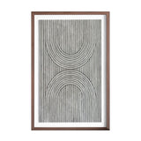 abstract framed art