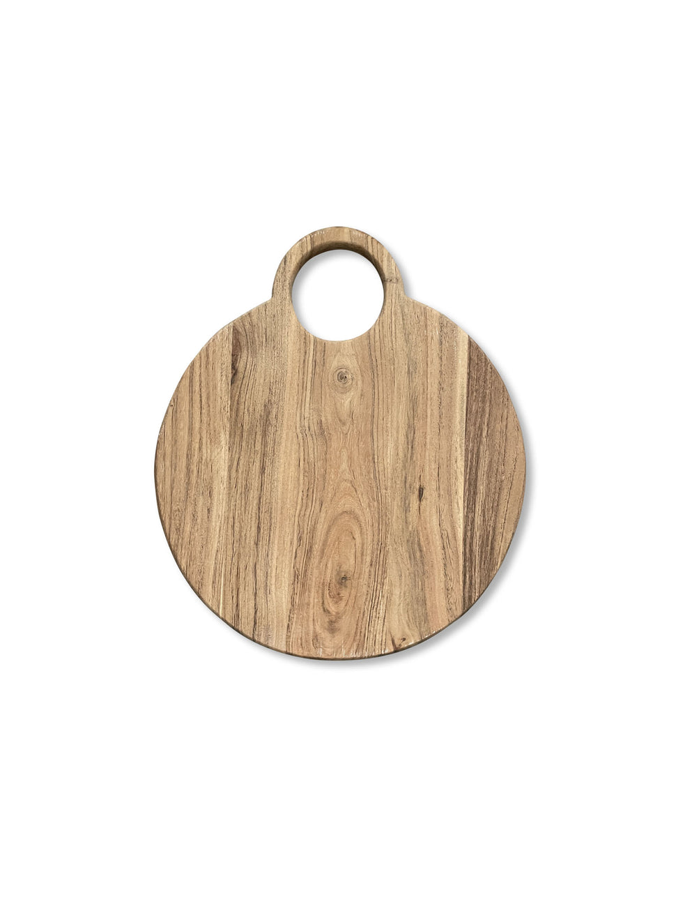 Natural Cutting Board with Round Handle