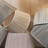 pleated fabric lampshade