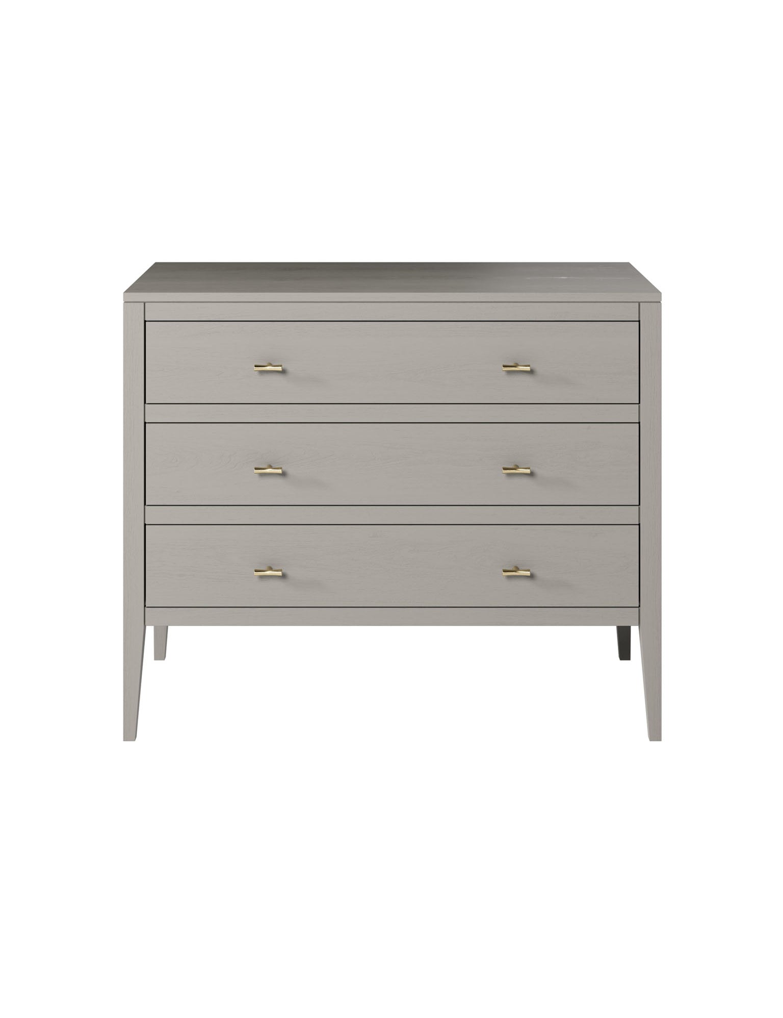 Grey 3 Drawer Chest of Drawers