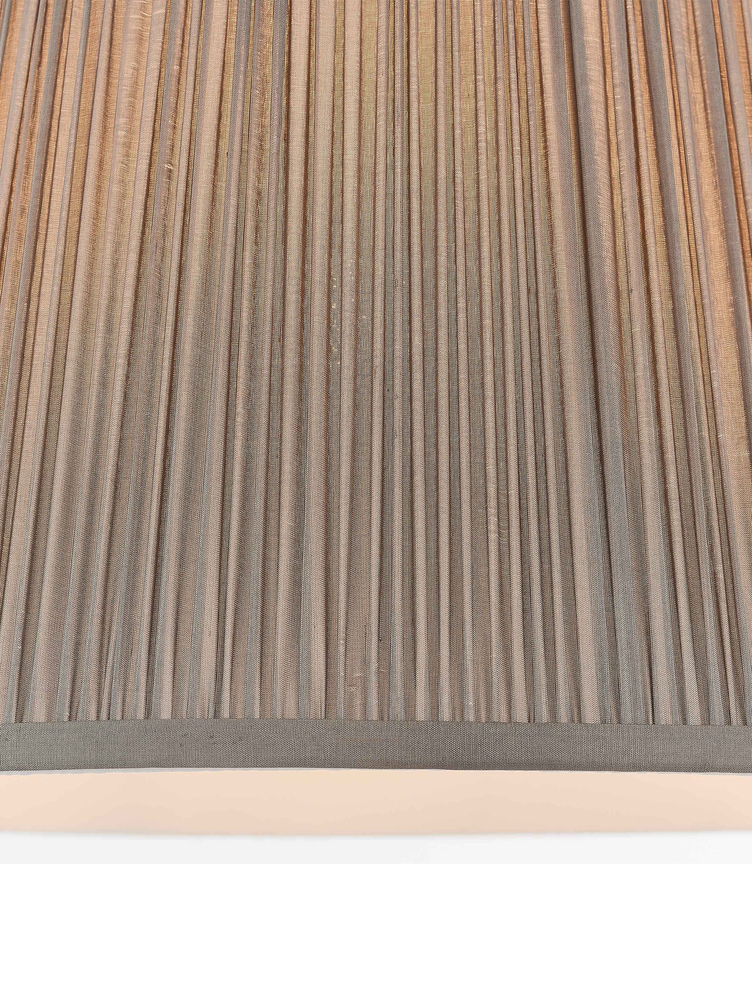 grey fabric pleated lampshade