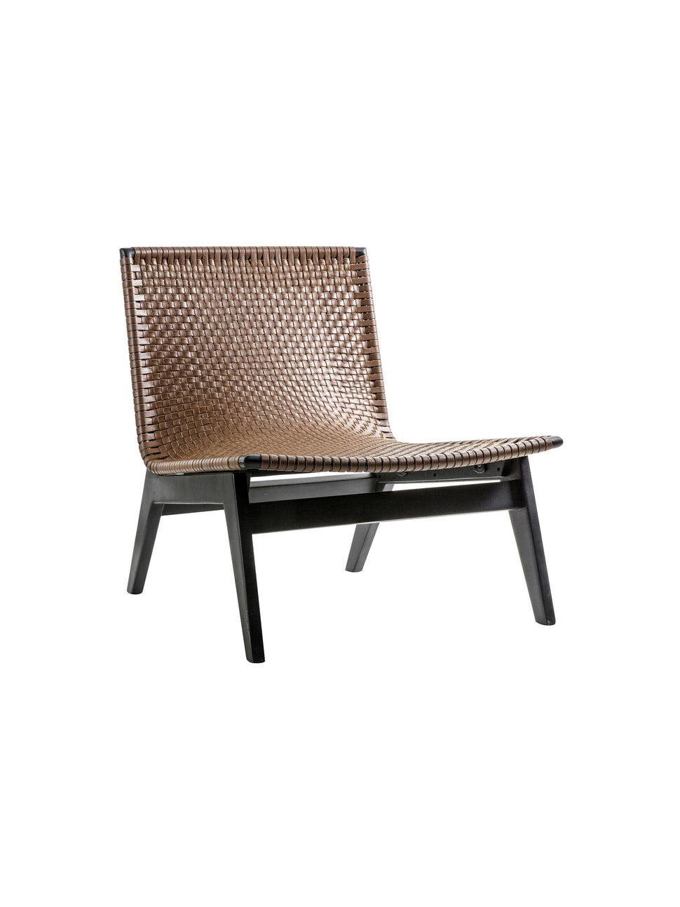 leather woven chair