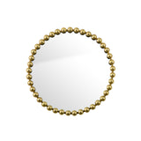 Bellagio Gold Bobble Round Mirror
