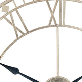 Skeleton Wall Clock - Antique Gold