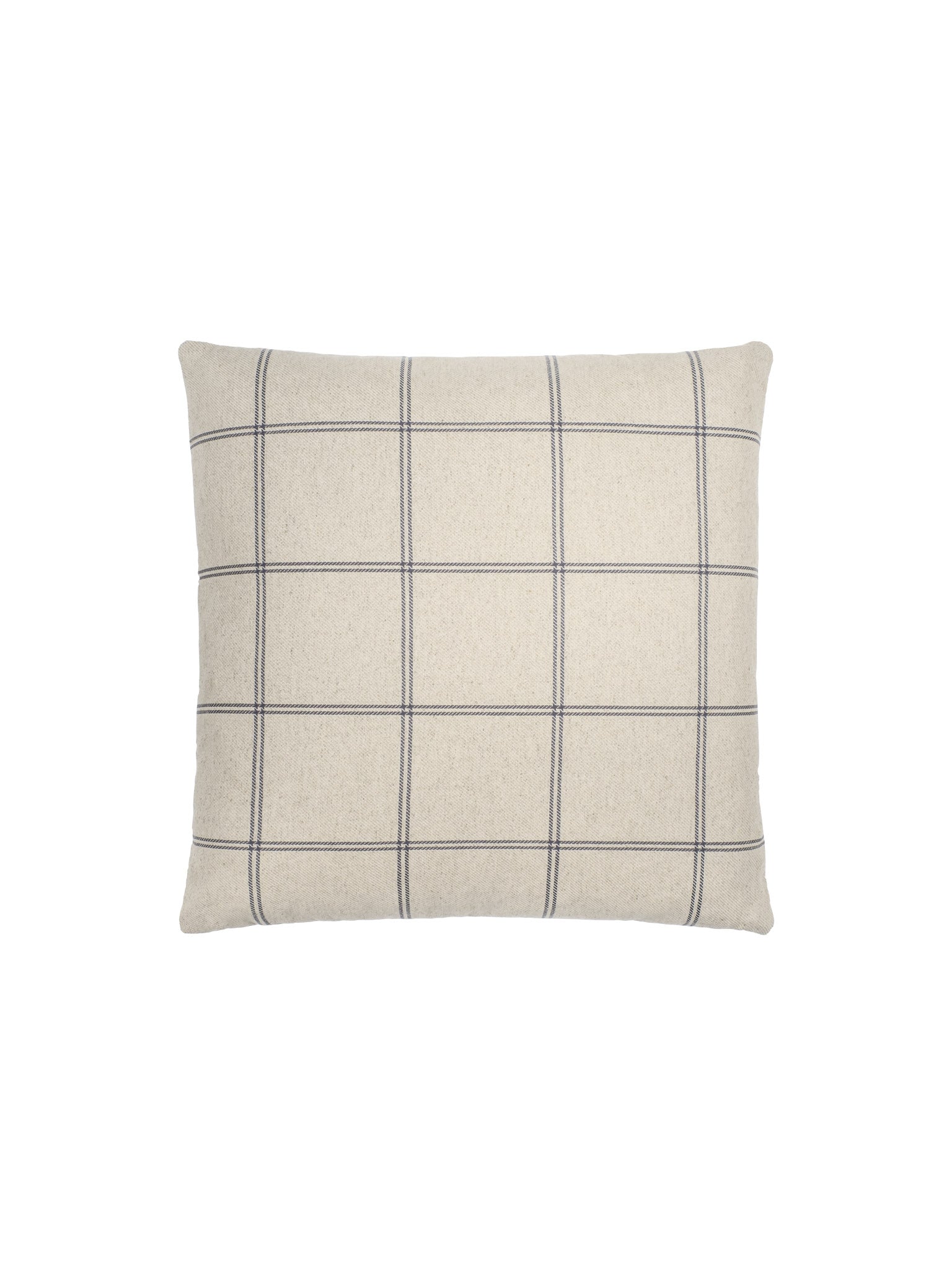 Galway Check Charcoal Cushion