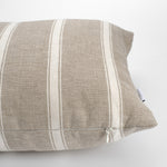 Modina Ivory Stripe Lumbar Cushion