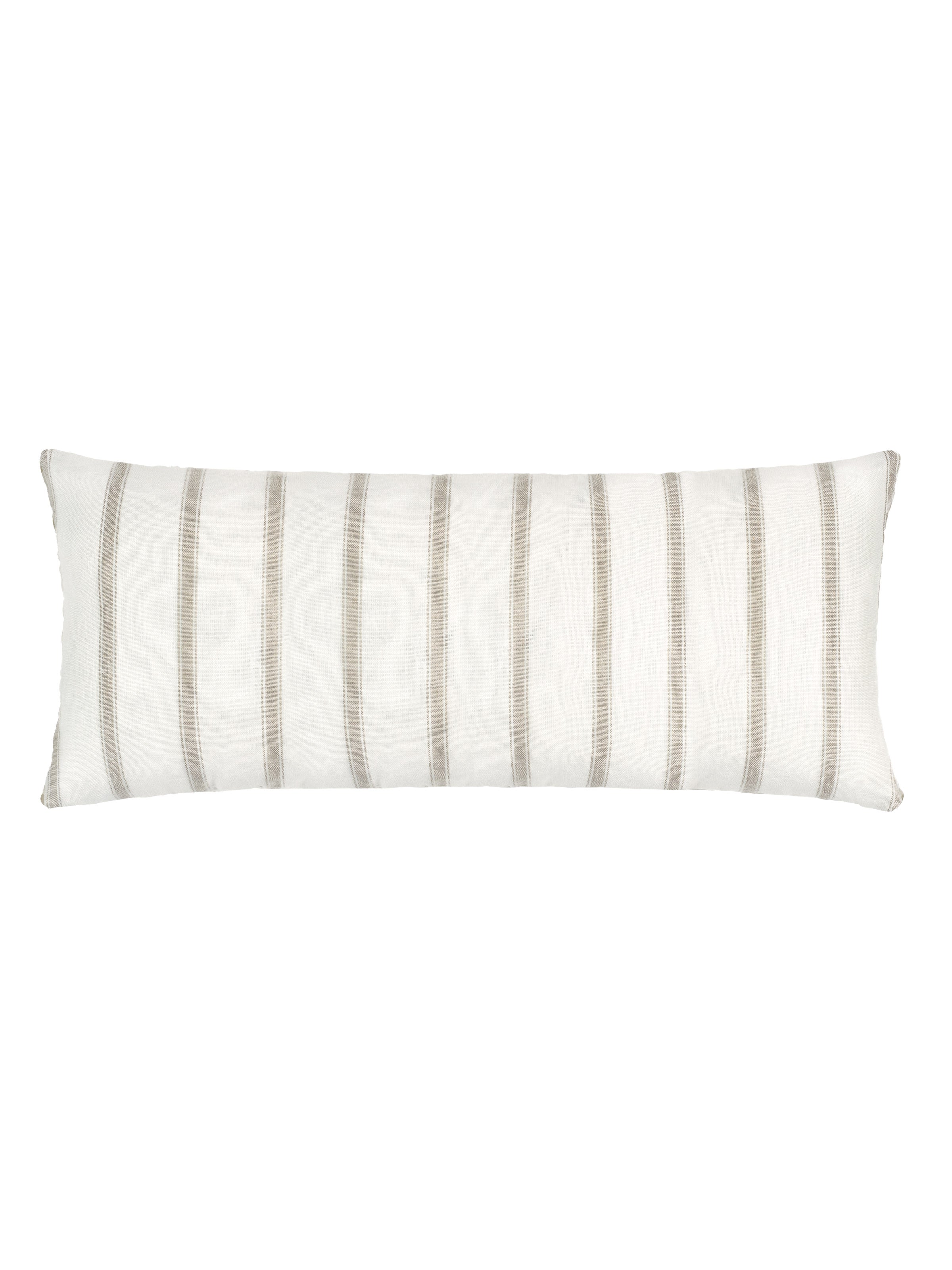 Modina Flax Stripe Bolster Cushion