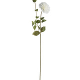 faux white dahlia stems