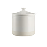 Off white container with lid