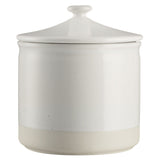 Off white container with lid