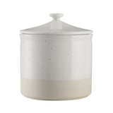 Off white container with lid