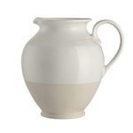 Off white large jug with handle