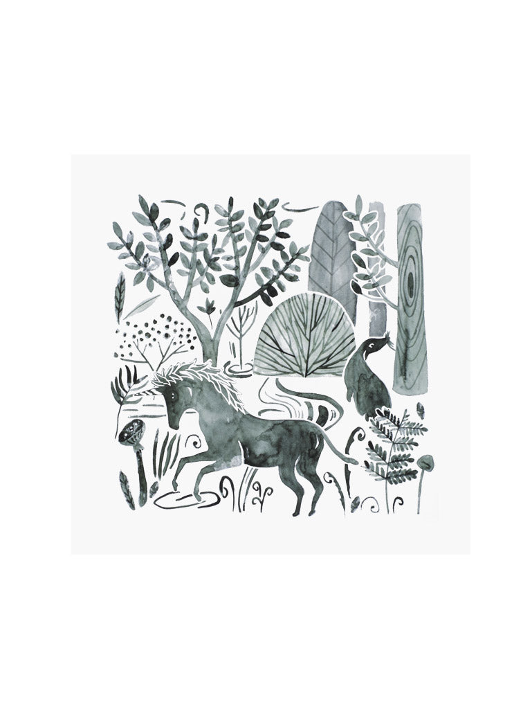 Forest Animals Art Print