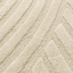 Geo Sand Wool Rug