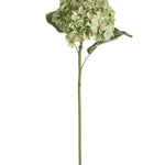 faux green hydrangea stem