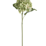 faux green hydrangea stem