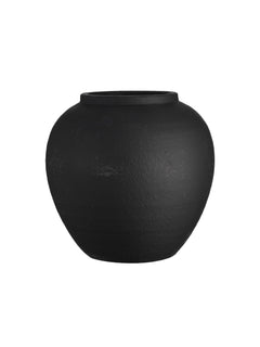black round vase Hudson Home 