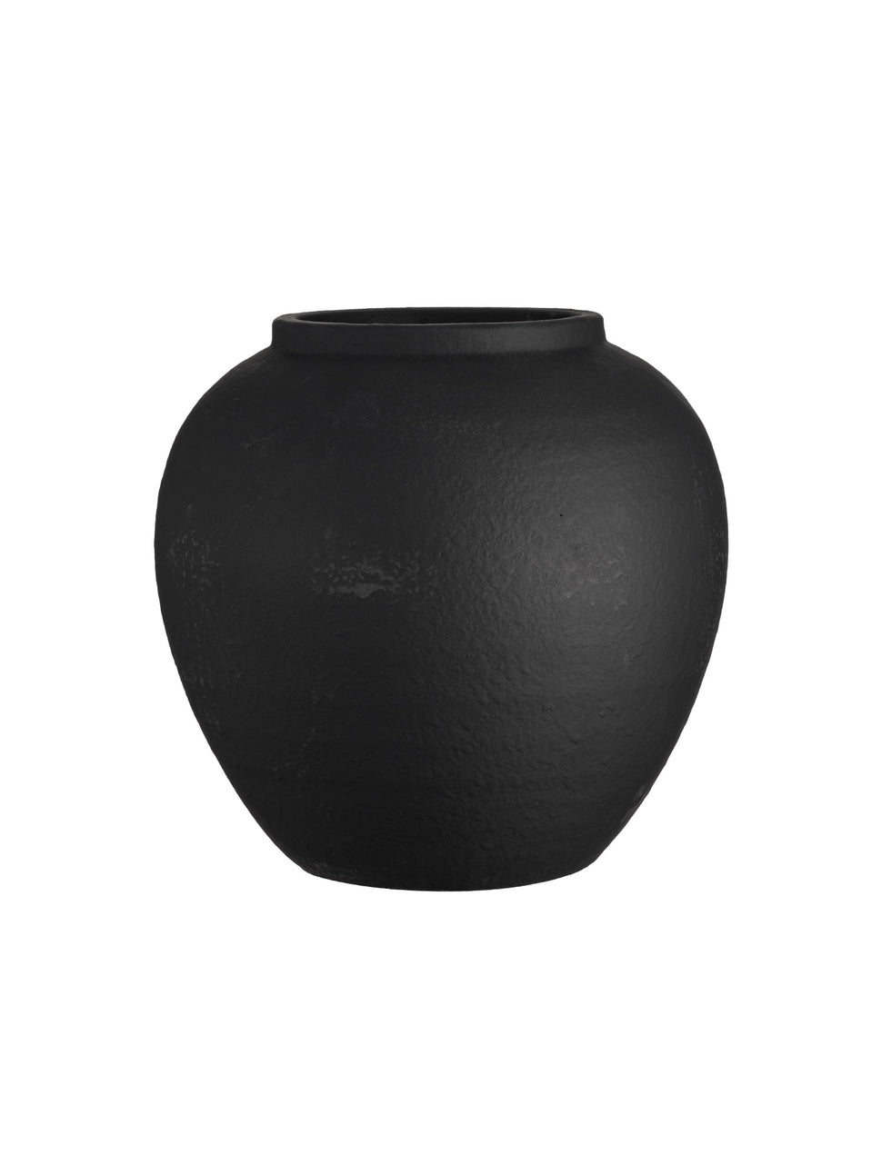 black round vase Hudson Home 