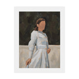 art print female in a garden 