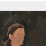 art print female in a garden 