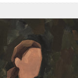 art print female in a garden 