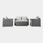 rattan garden sofa set