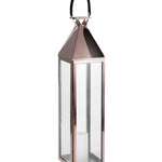 Shiny Copper Tall Lantern