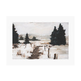 Melting Snow Art Print