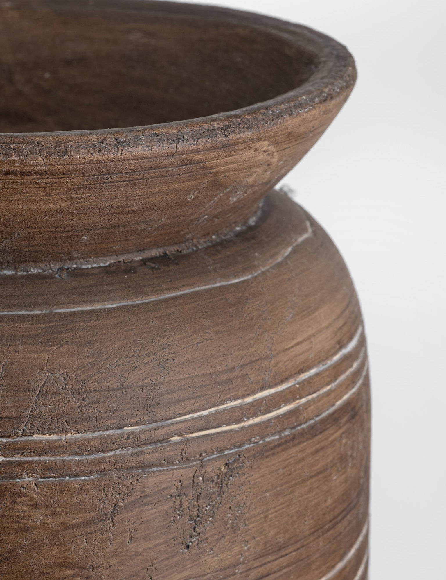 adele terracotta rustic vase