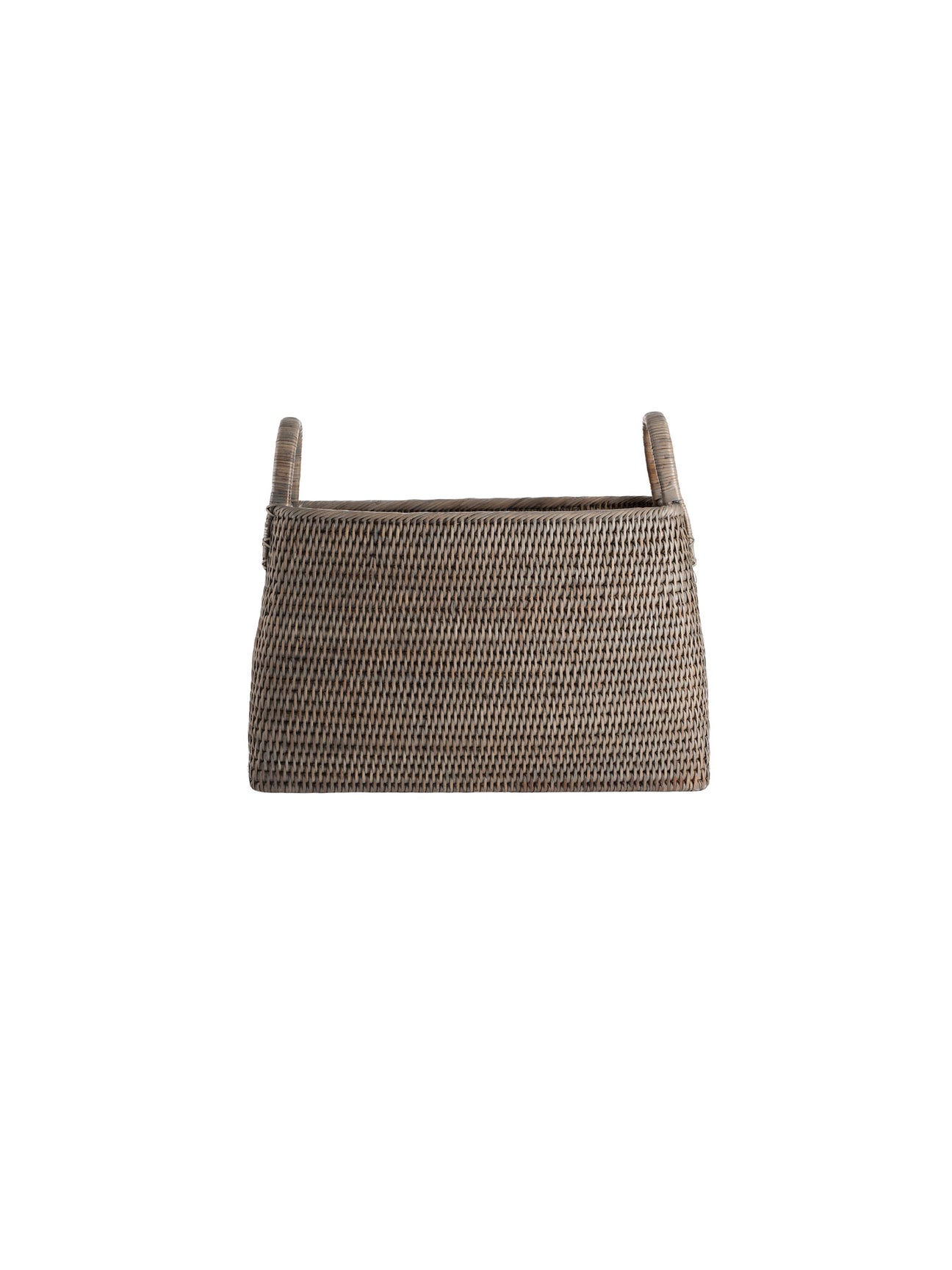 Grey Rattan Magazine Holder Hudson Home