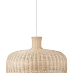 rattan dome pendant light