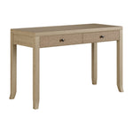 wood and rattan console table Hudson Home