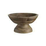 Wooden Pedestal Bowl